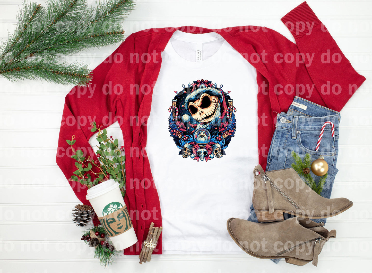 Jack Christmas Full Color/One Color Dream Print or Sublimation Print