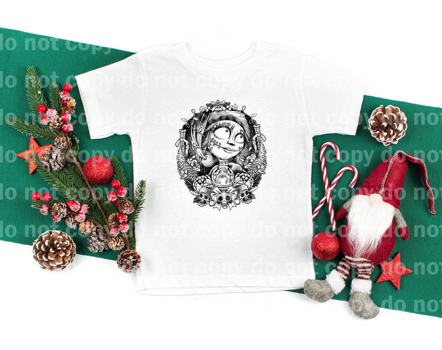Sally Christmas Full Color/One Color Dream Print or Sublimation Print