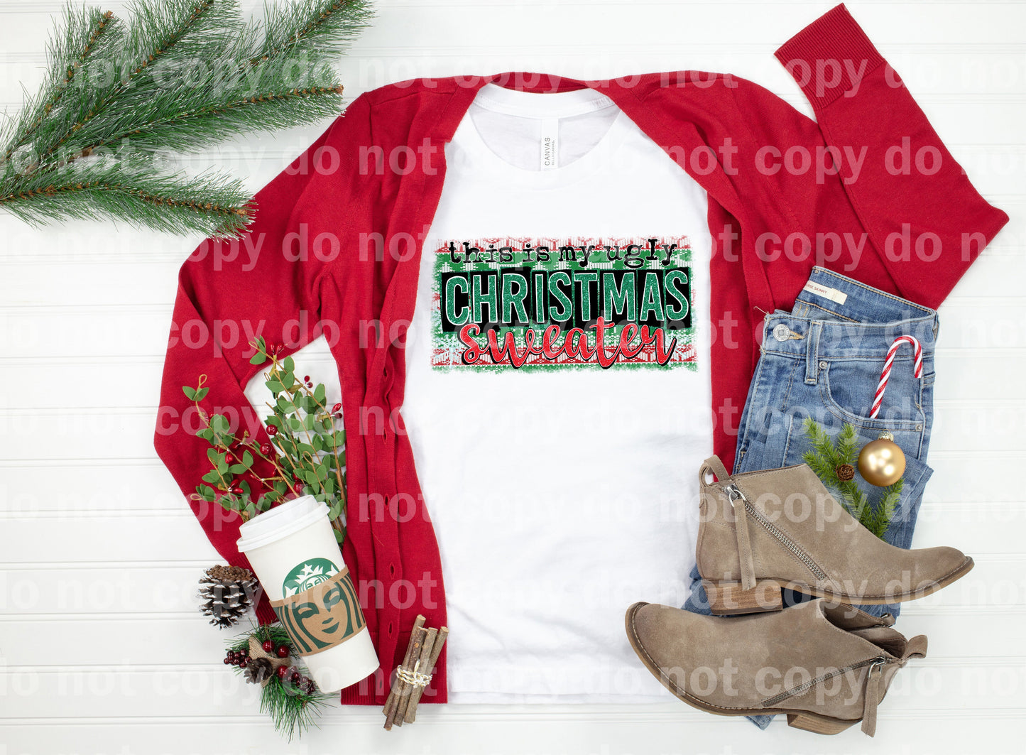 This is my ugly Christmas Sweater Dream Print or Sublimation Print