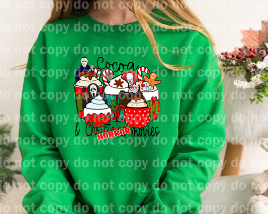 Cocoa And Christmas Horror Movies Dream Print or Sublimation Print