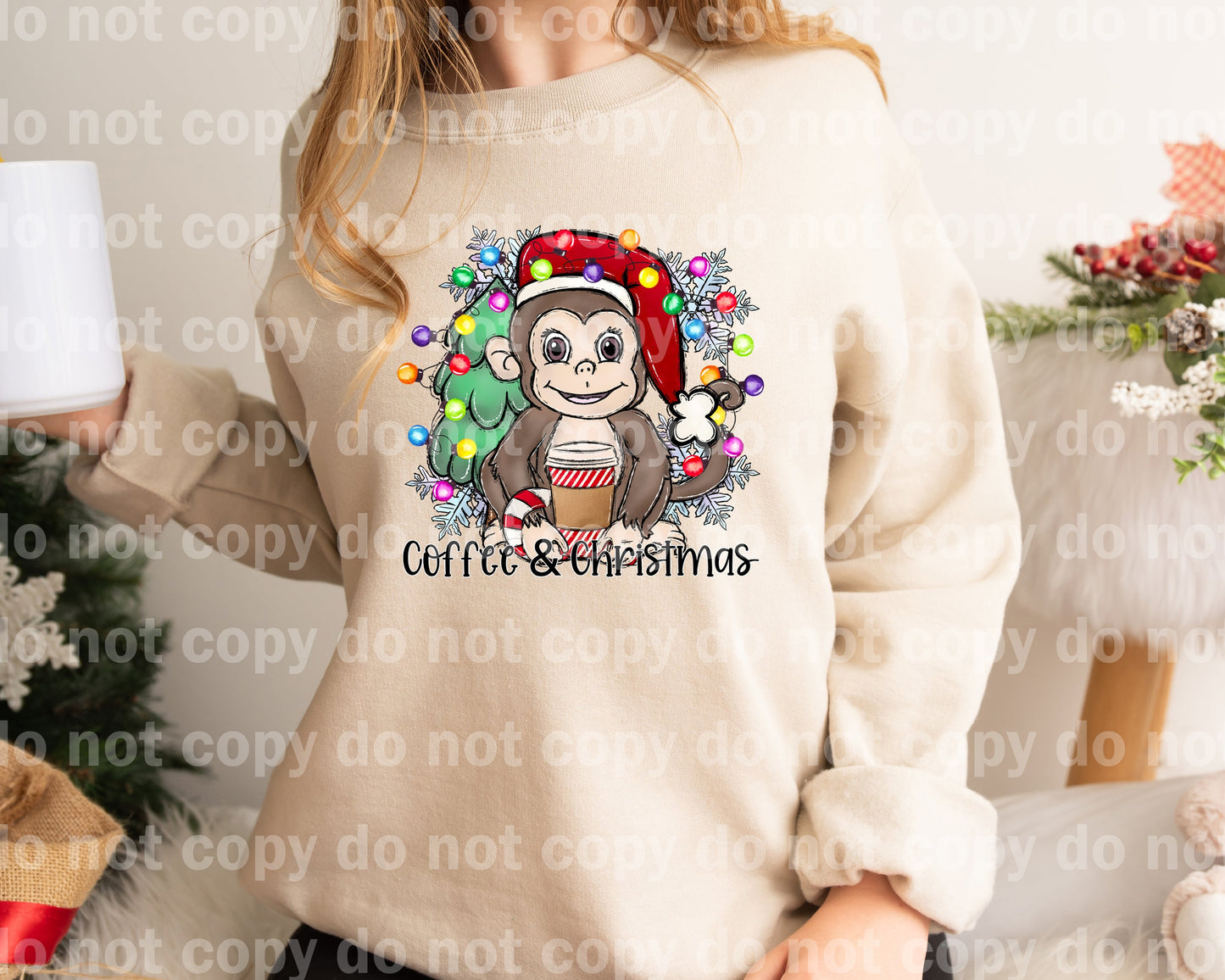 Coffee And Christmas Dream Print or Sublimation Print