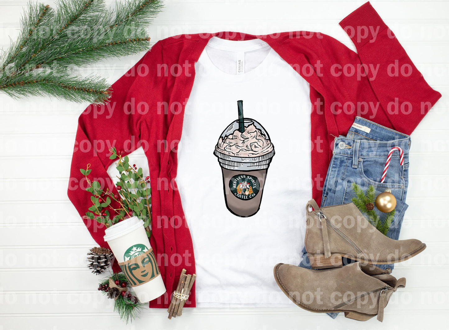 Restless Spirits Coffee Frappe Dream Print or Sublimation Print