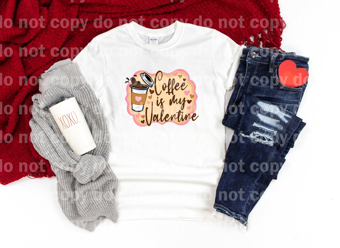 Coffee is My Valentine Dream Print or Sublimation Print