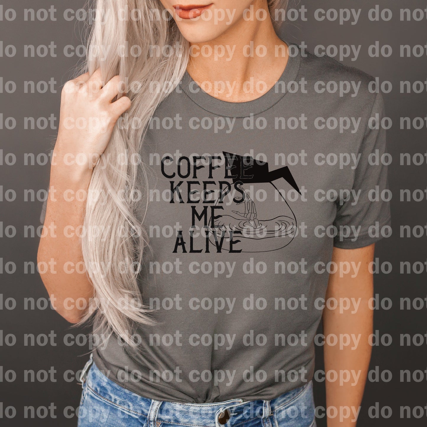 Coffee Keeps Me Alive Dream Print or Sublimation Print