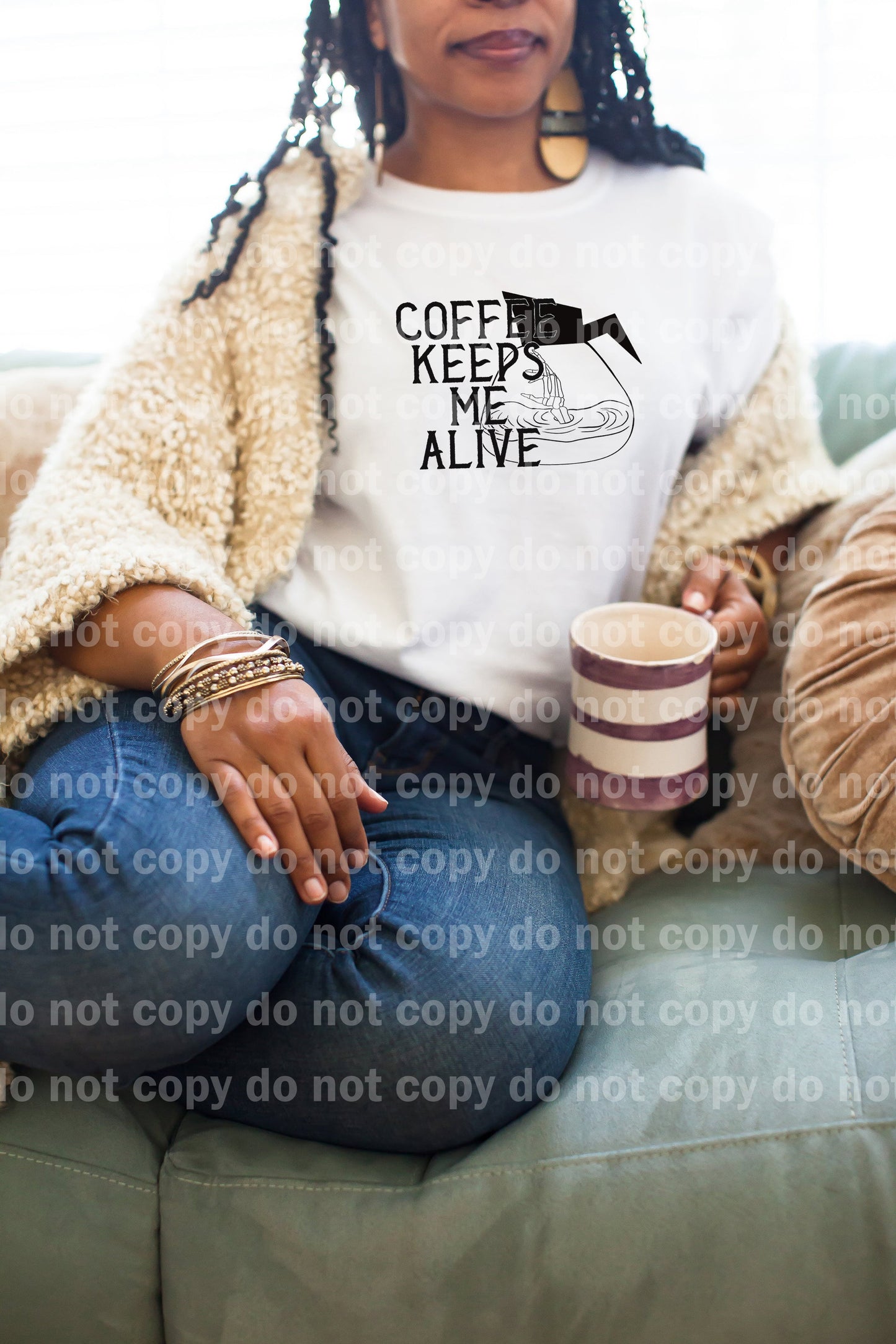 Coffee Keeps Me Alive Dream Print or Sublimation Print