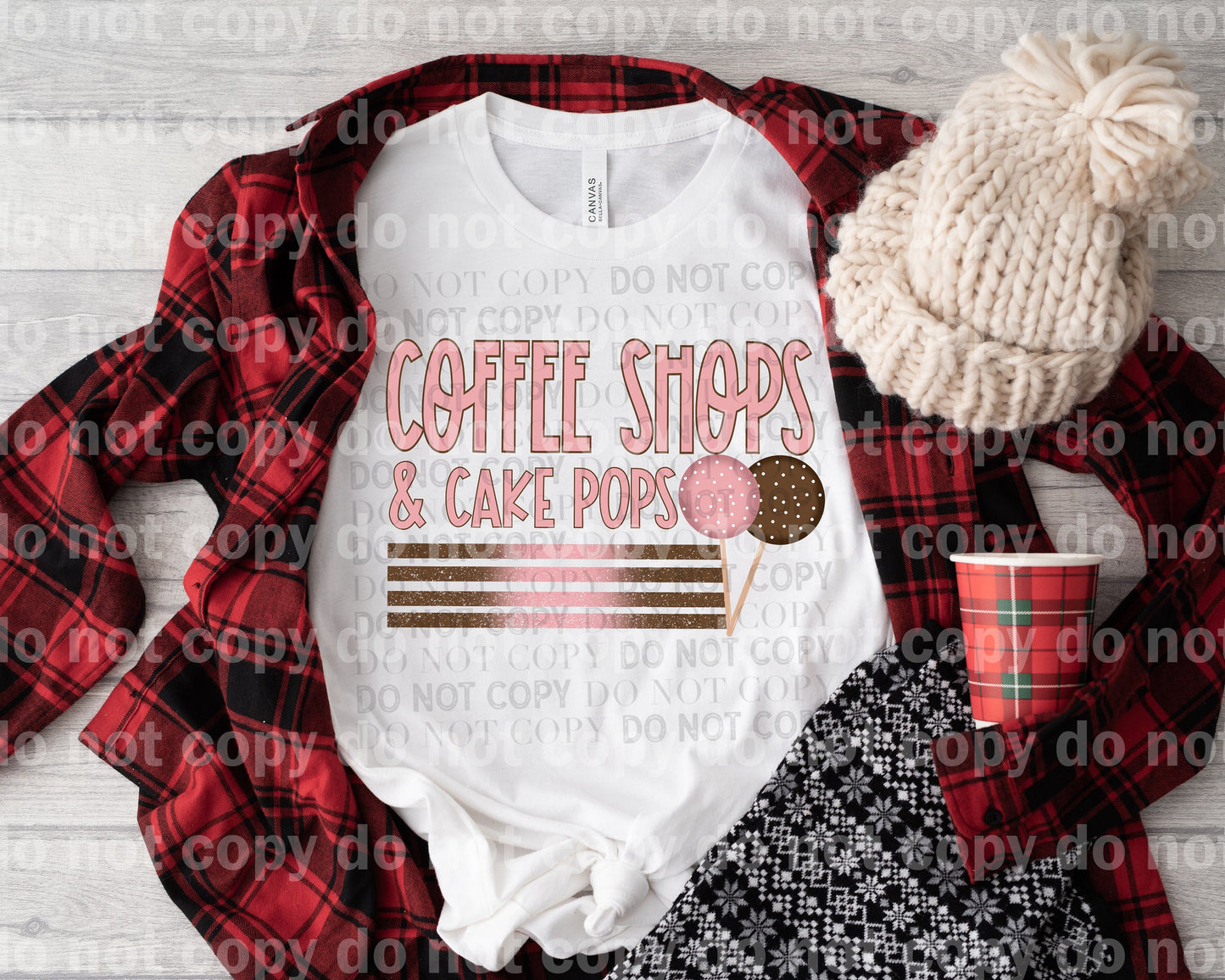 Coffee Shops And Cake Pops Dream Print or Sublimation Print