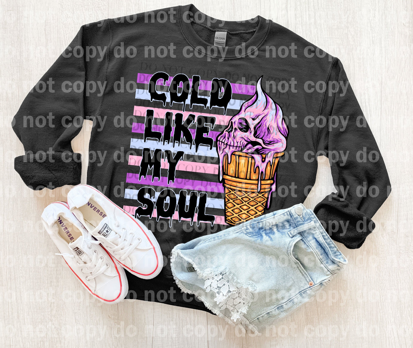 Cold Like My Soul Ice Cream Dream Print or Sublimation Print