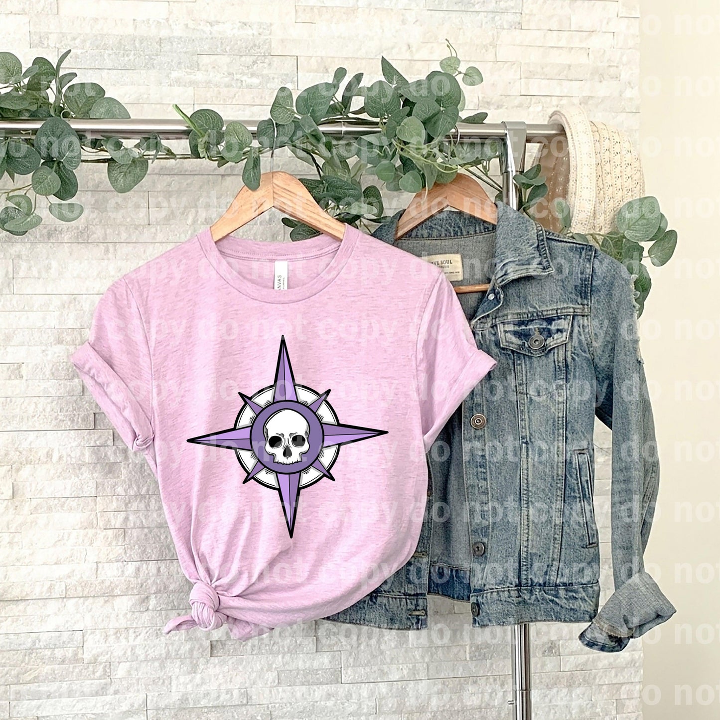 Compass Skull Dream Print or Sublimation Print