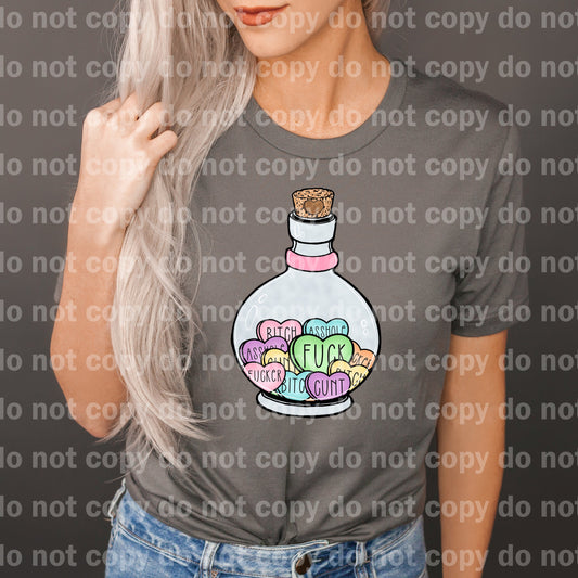 Conversation Hearts Bitter Potion Dream Print or Sublimation Print