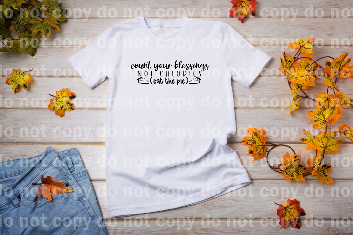 Count Your Blessings Not Calories Dream Print or Sublimation Print