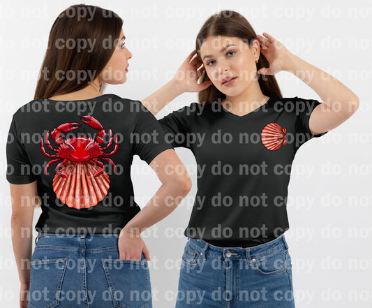 Crab Seashell Full Color/One Color Set Dream Print or Sublimation Print
