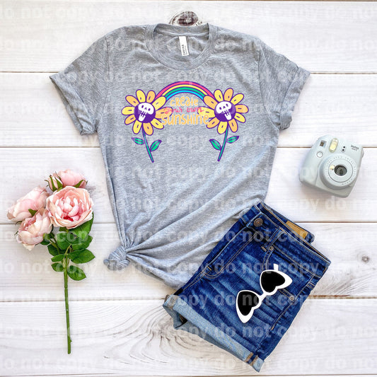 Cree su propia impresión o impresión por sublimación de Sunshine Skull Rainbow Dream