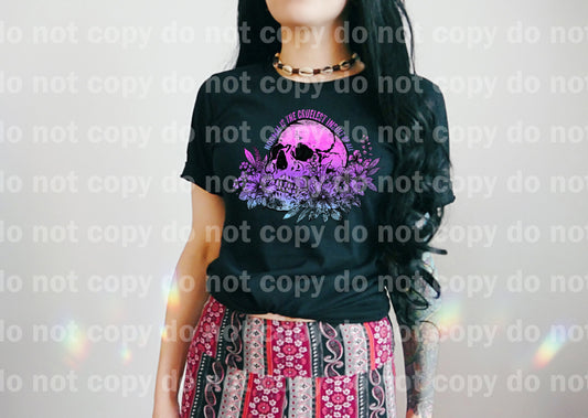 Normal Is The Cruelest Insult Of All Floral Skull Full Color/One Color Dream Print or Sublimation Print