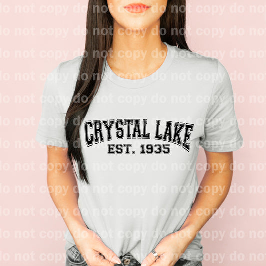 Crystal Lake Est 1935 Black/White Dream Print or Sublimation Print