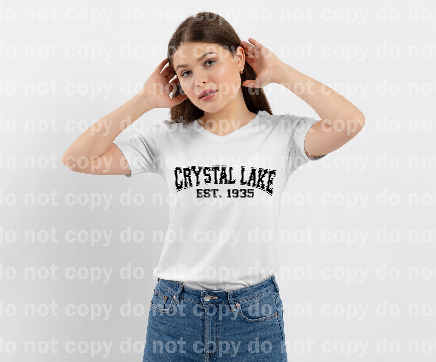 Crystal Lake Est 1935 Black/White Dream Print or Sublimation Print