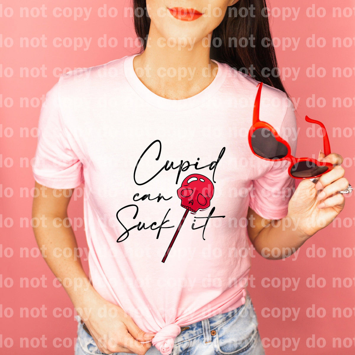 Cupid can suck it Skull Dream Print or Sublimation Print