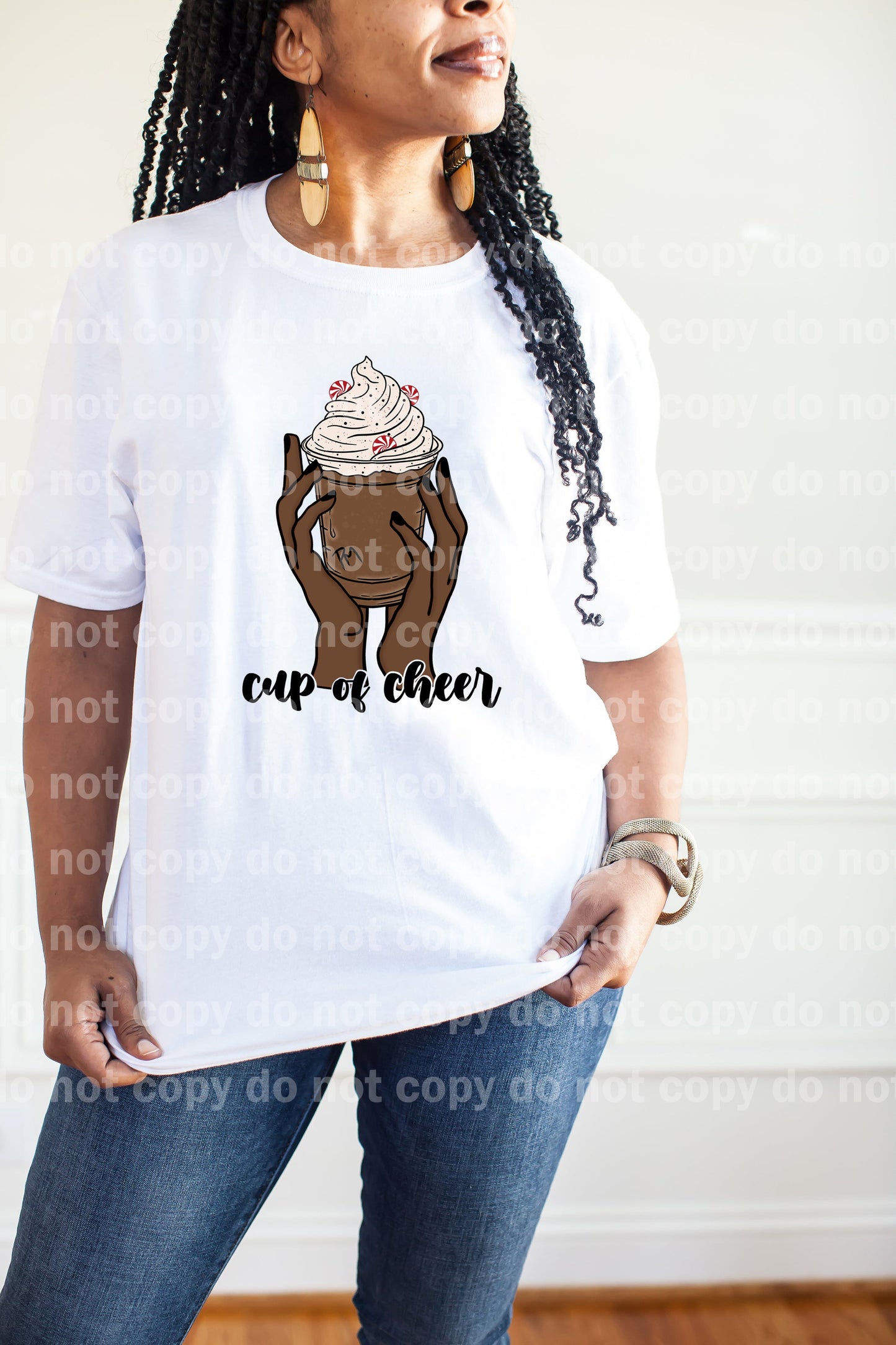Cup of Cheer Dark Hand Dream Print or Sublimation Print