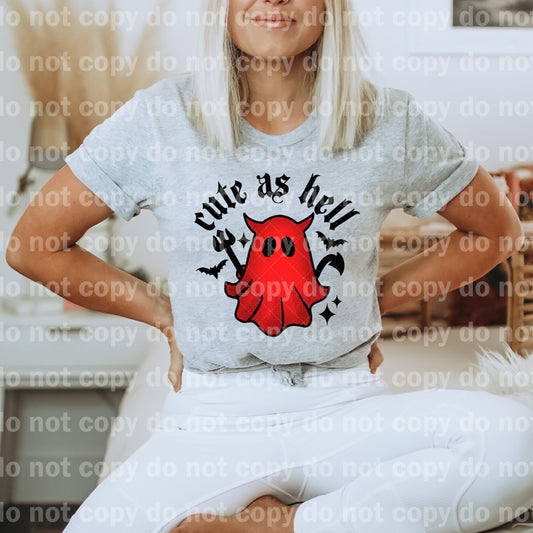 Cute As Hell Full Color/One Color Dream Print or Sublimation Print
