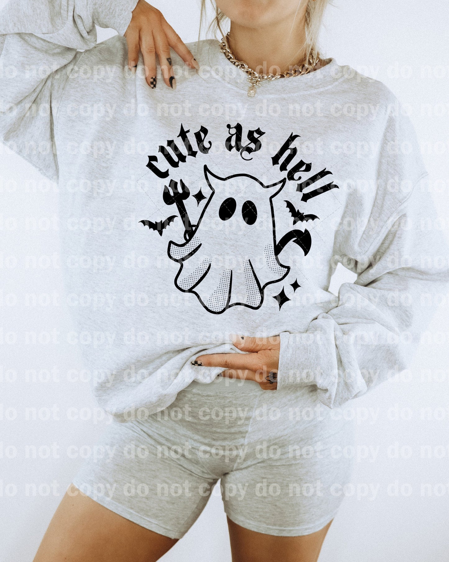 Cute As Hell Full Color/One Color Dream Print or Sublimation Print