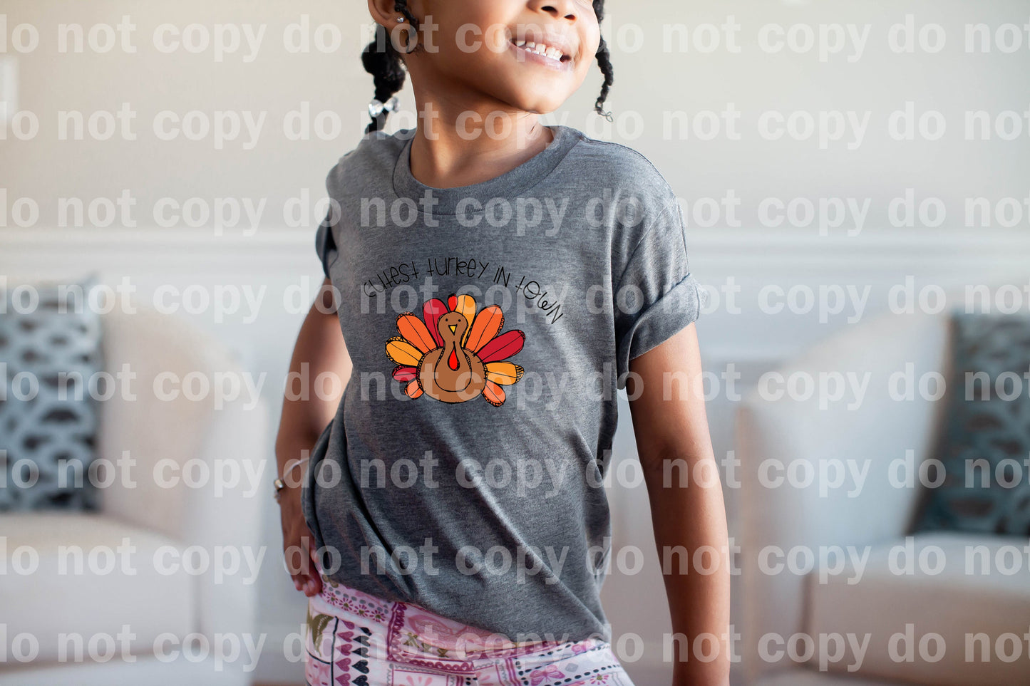 Cutest Turkey In Town Dream Print or Sublimation Print