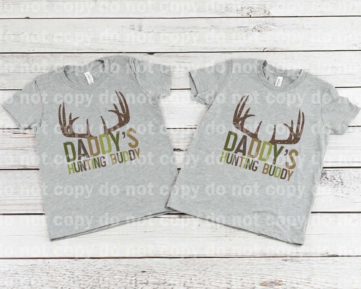 Daddy's Hunting Buddy Distressed Dream Print or Sublimation Print