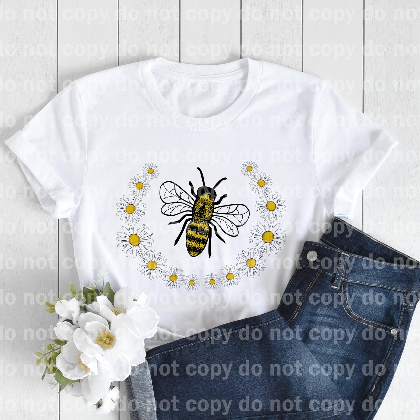 Daisy Bee Dream Print or Sublimation Print