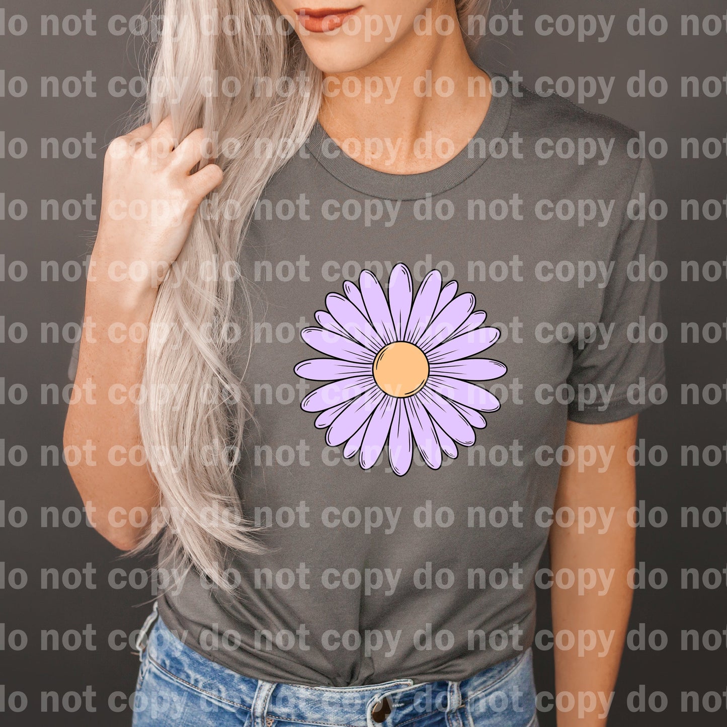Daisy Flower Full Color/One Color Dream Print or Sublimation Print