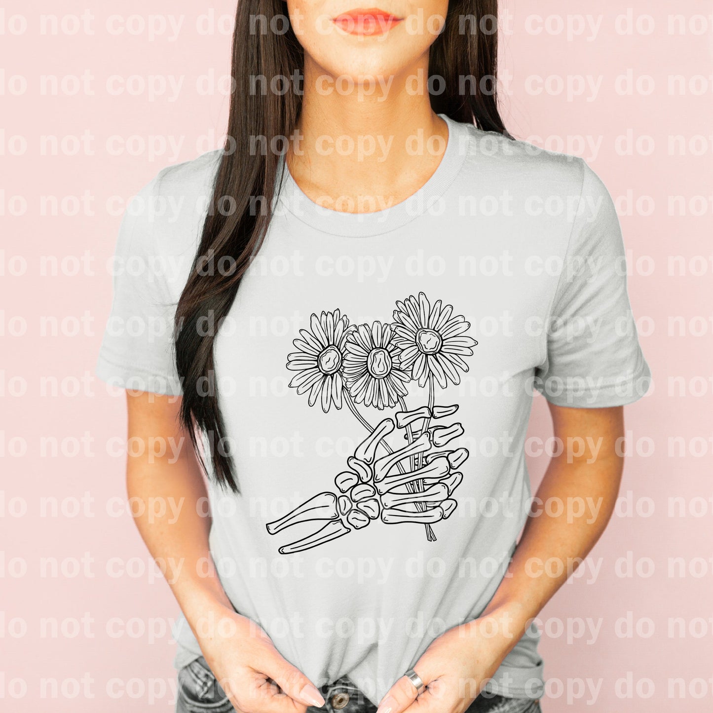 Daisy Skellie Hand Full Color/One Color Dream Print or Sublimation Print