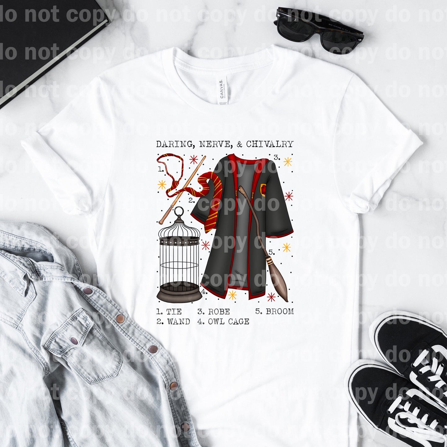 Daring Nerve And Chivalry Chart Dream Print or Sublimation Print