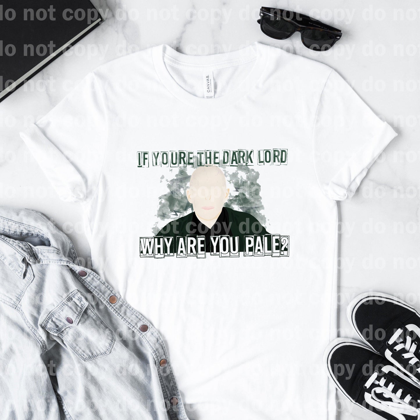 If you're the Dark Lord, why are you pale? Dream Print or Sublimation Print