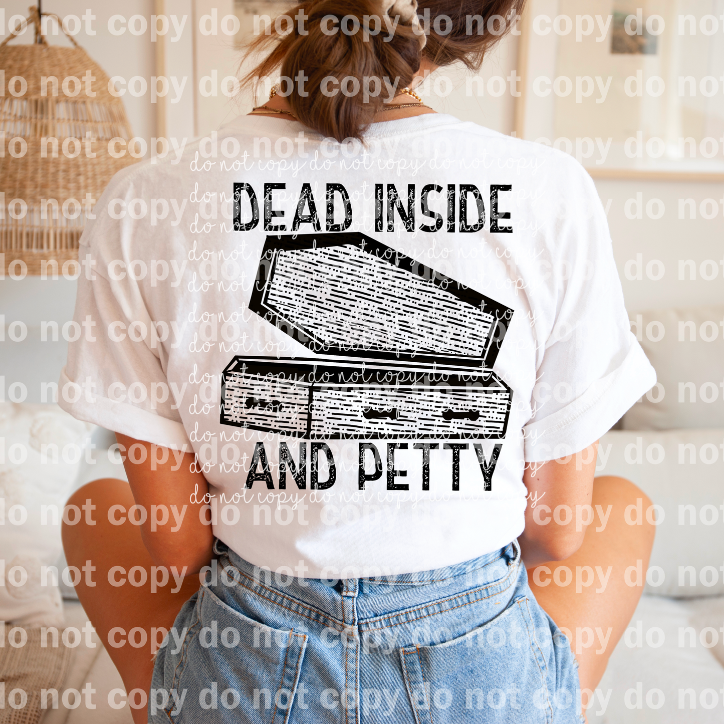 Dead Inside And Petty Coffin Dream Print or Sublimation Print