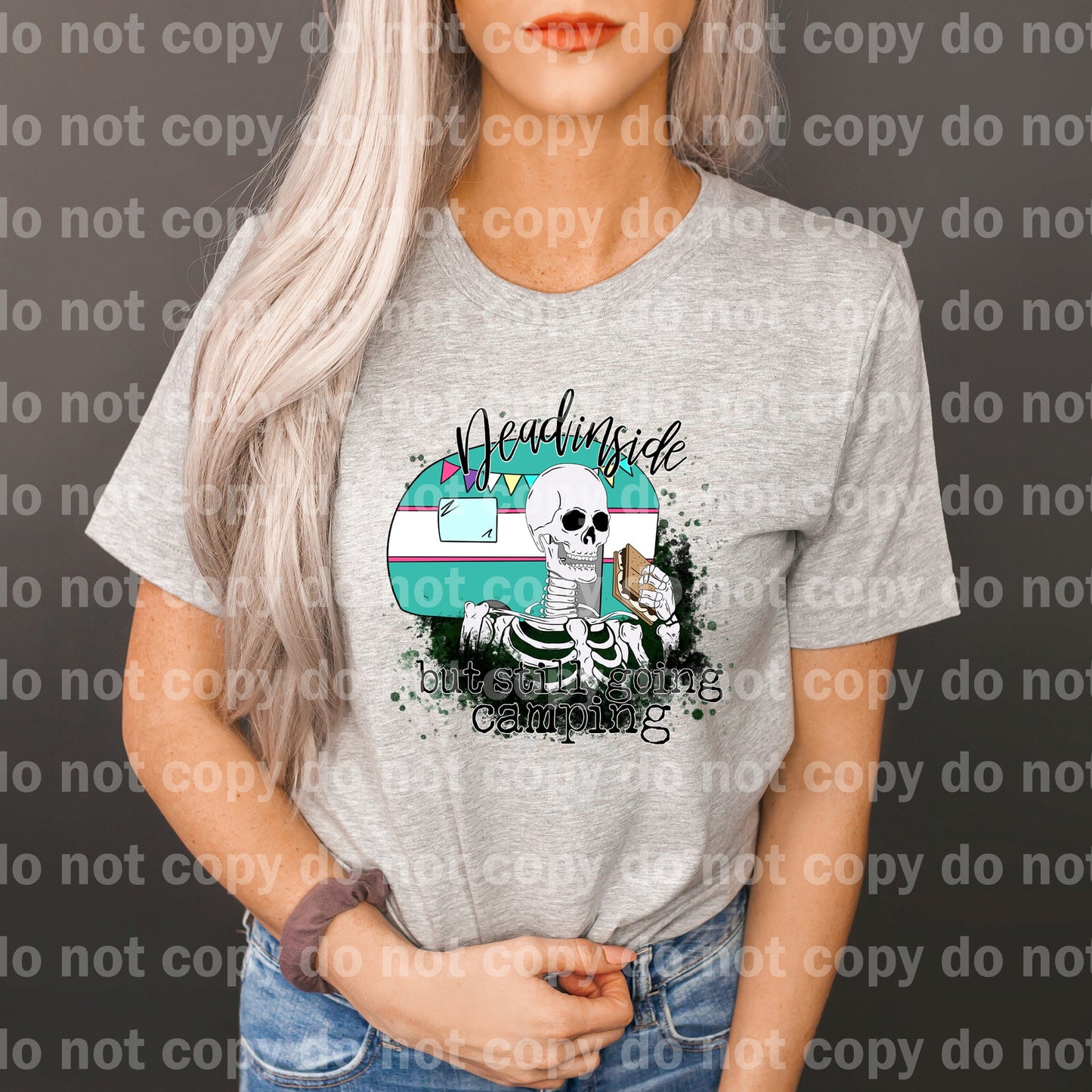 Dead Inside But Still Going Camping Dream Print or Sublimation Print