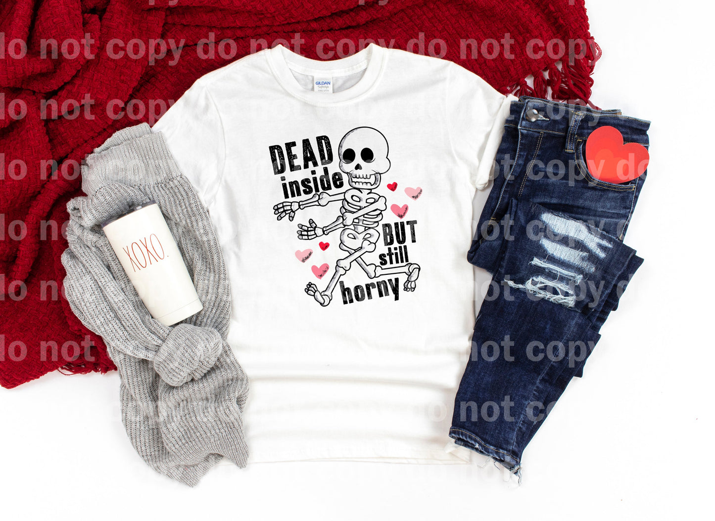 Dead Inside But Still Horny Distressed Dream Print or Sublimation Print