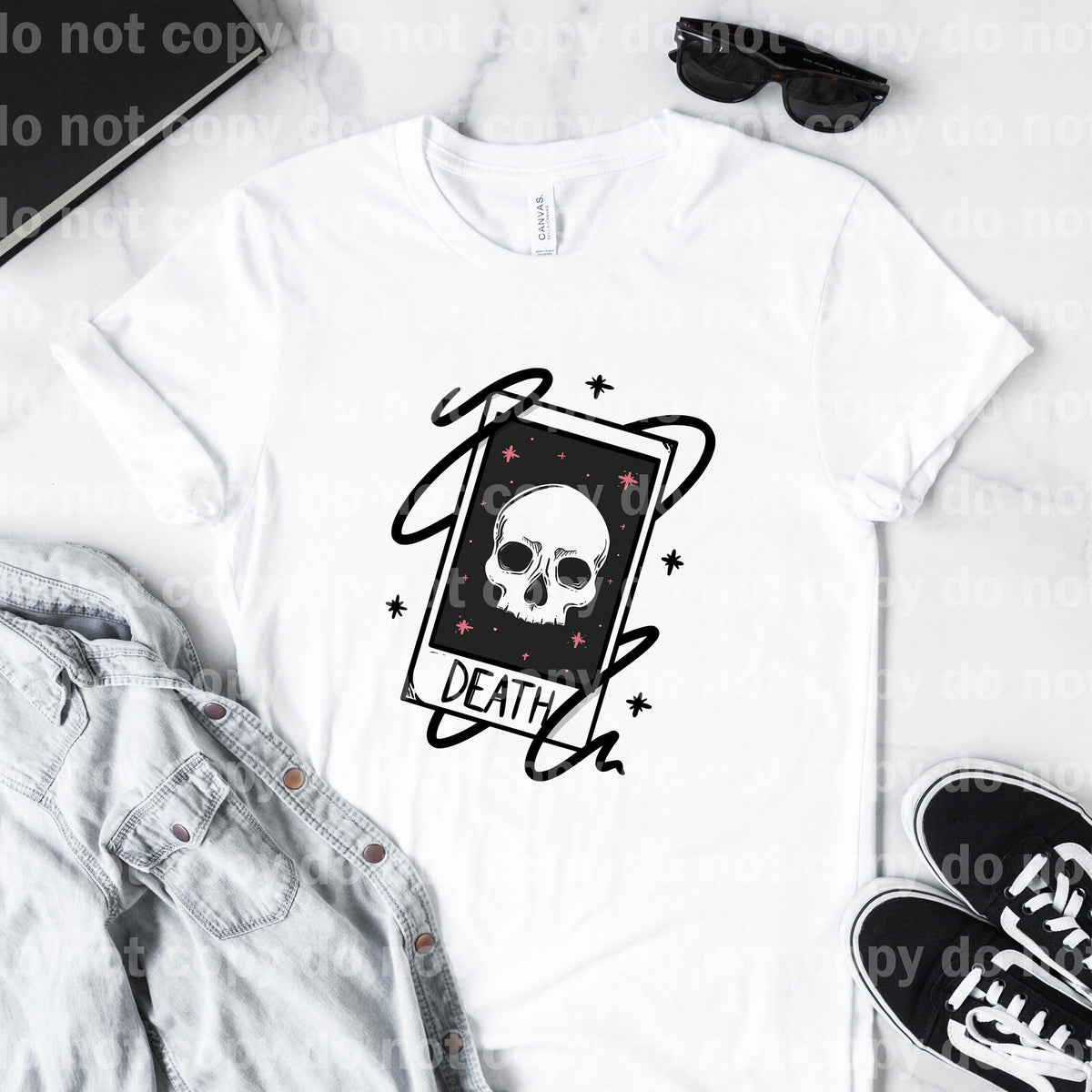 Death Card Skull Dream Print or Sublimation Print