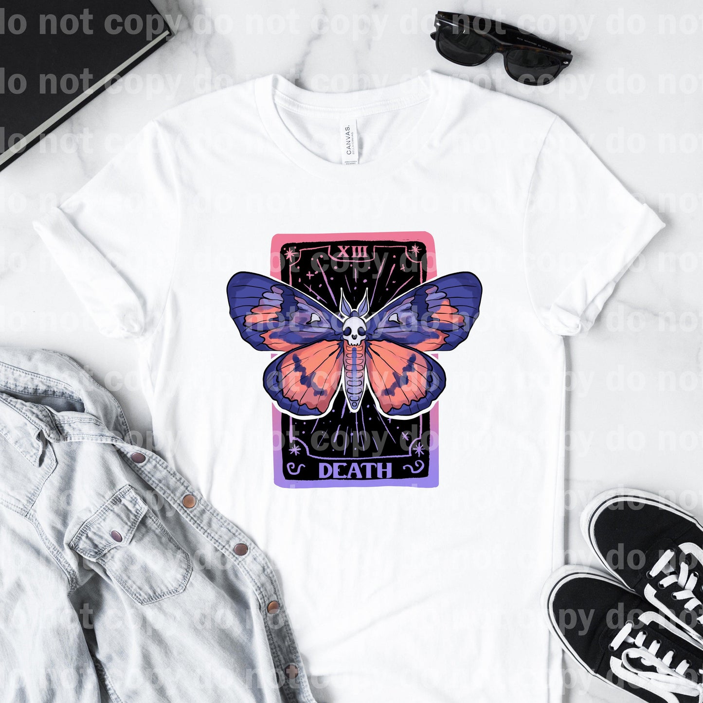 Death Tarot XIII Moth Dream Print or Sublimation Print