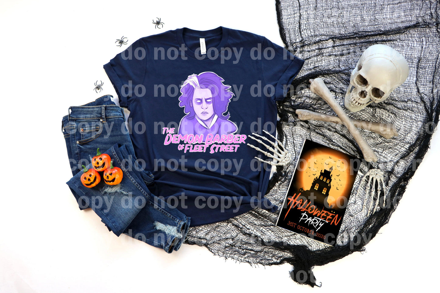 The Demon Barber Of Fleet Street Pastel or rainbow  Color Style Dream Print or Sublimation Print