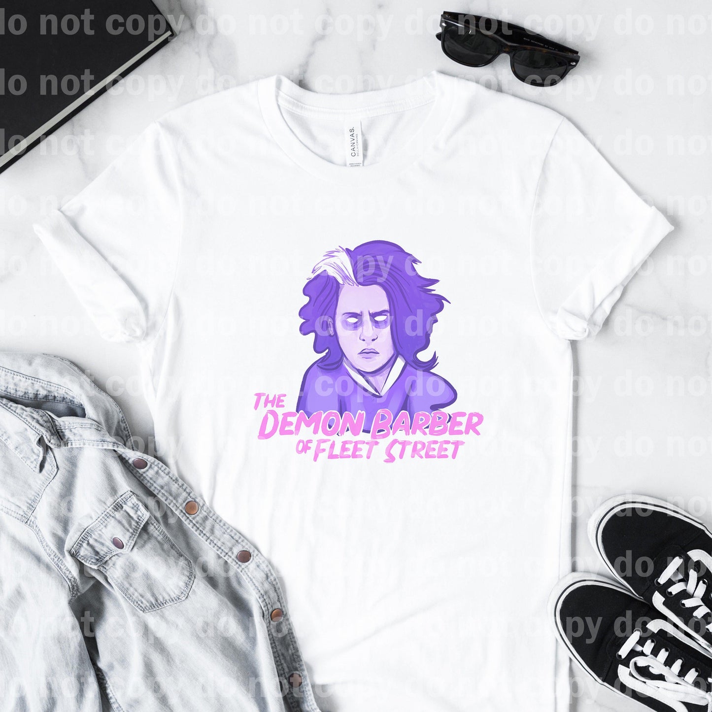 The Demon Barber Of Fleet Street Pastel or rainbow  Color Style Dream Print or Sublimation Print