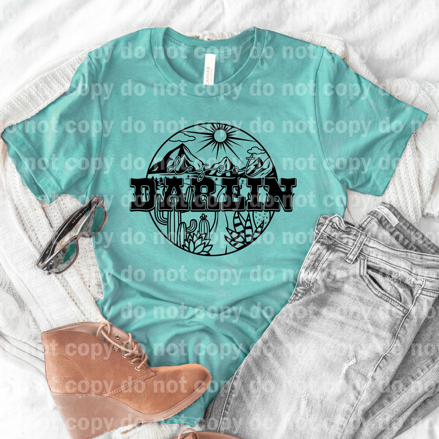 Desert Darlin Full Color/One Color Dream Print or Sublimation Print