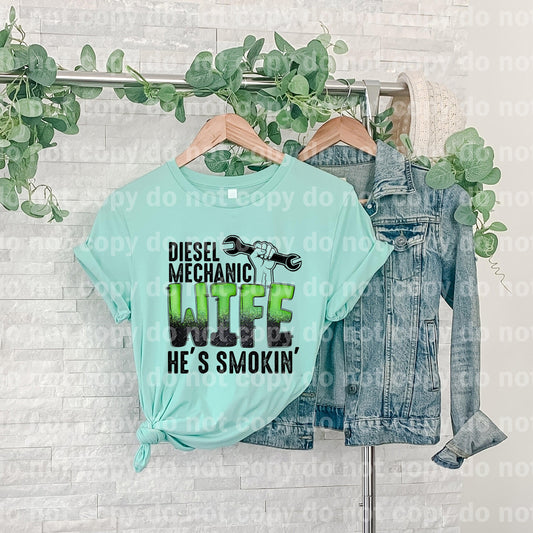 Diesel Mechanic Wife He's Smokin' Dream Print or Sublimation Print