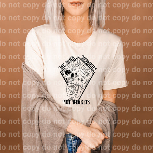 Die With Memories Not Regrets Dream Print or Sublimation Print