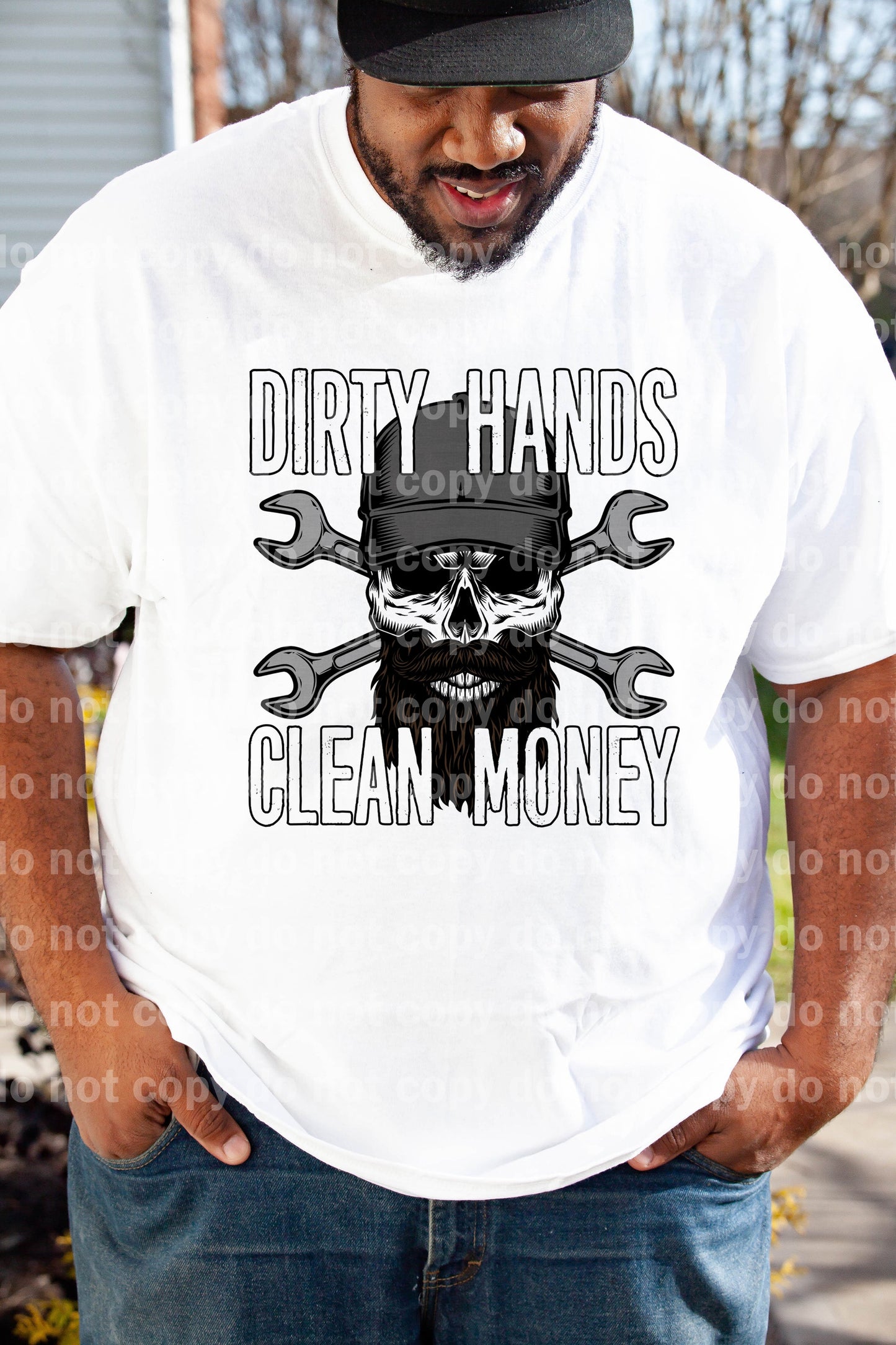 Dirty Hands Clean Money Dream Print or Sublimation Print