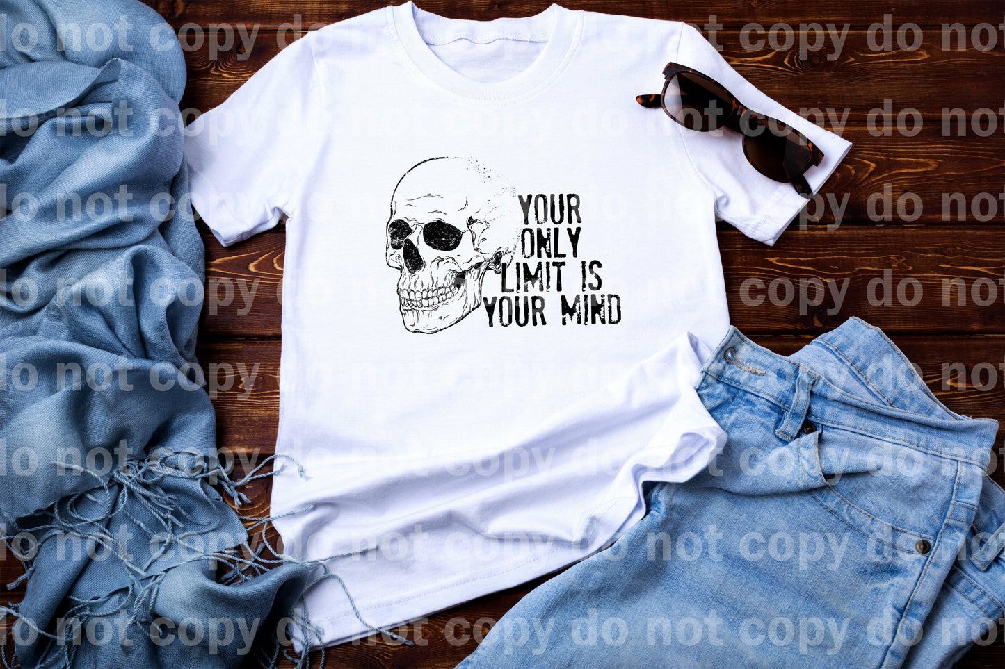 Your Only Limit Is Your Mind Dispersion Skull Dream Print or Sublimation Print