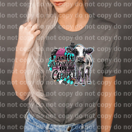 Easily Distracted By Cows Dream Print or Sublimation Print