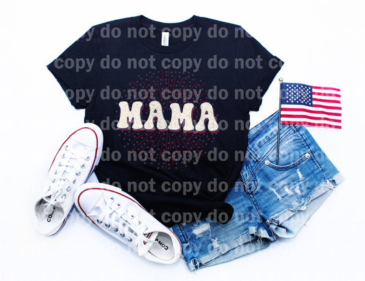 Distressed 4th Of July Mama / Mini Dream Print or Sublimation Print