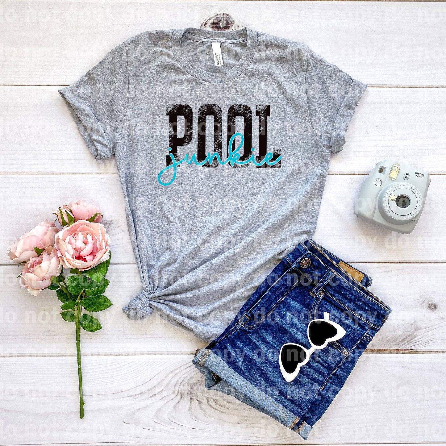 Distressed Pool Junkie Dream Print or Sublimation Print