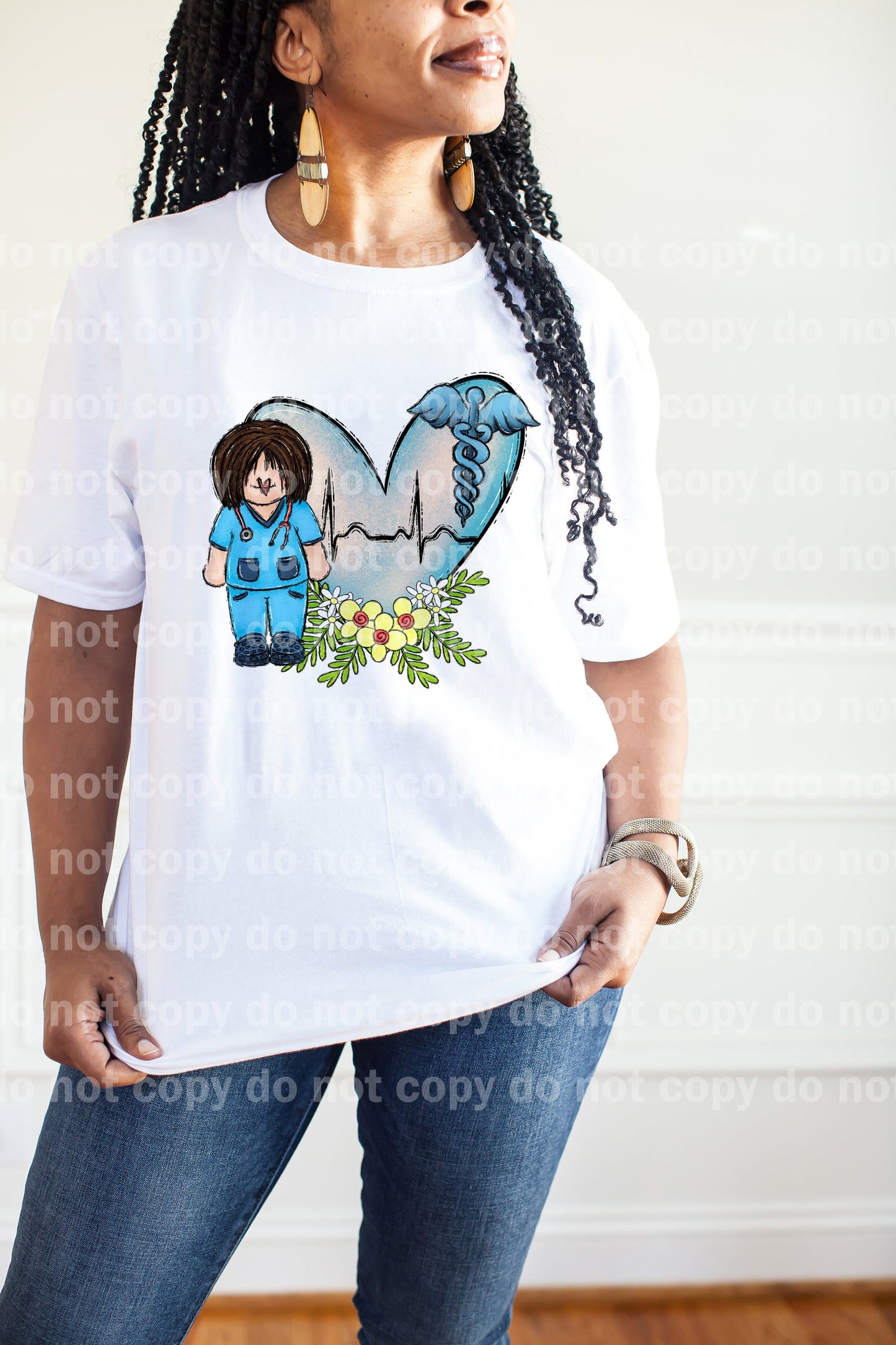 Doctor Blue Heartbeat Heart Dream Print or Sublimation Print
