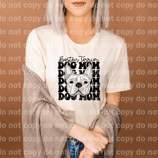 Boston Terrier Dog Mom Dream Print or Sublimation Print