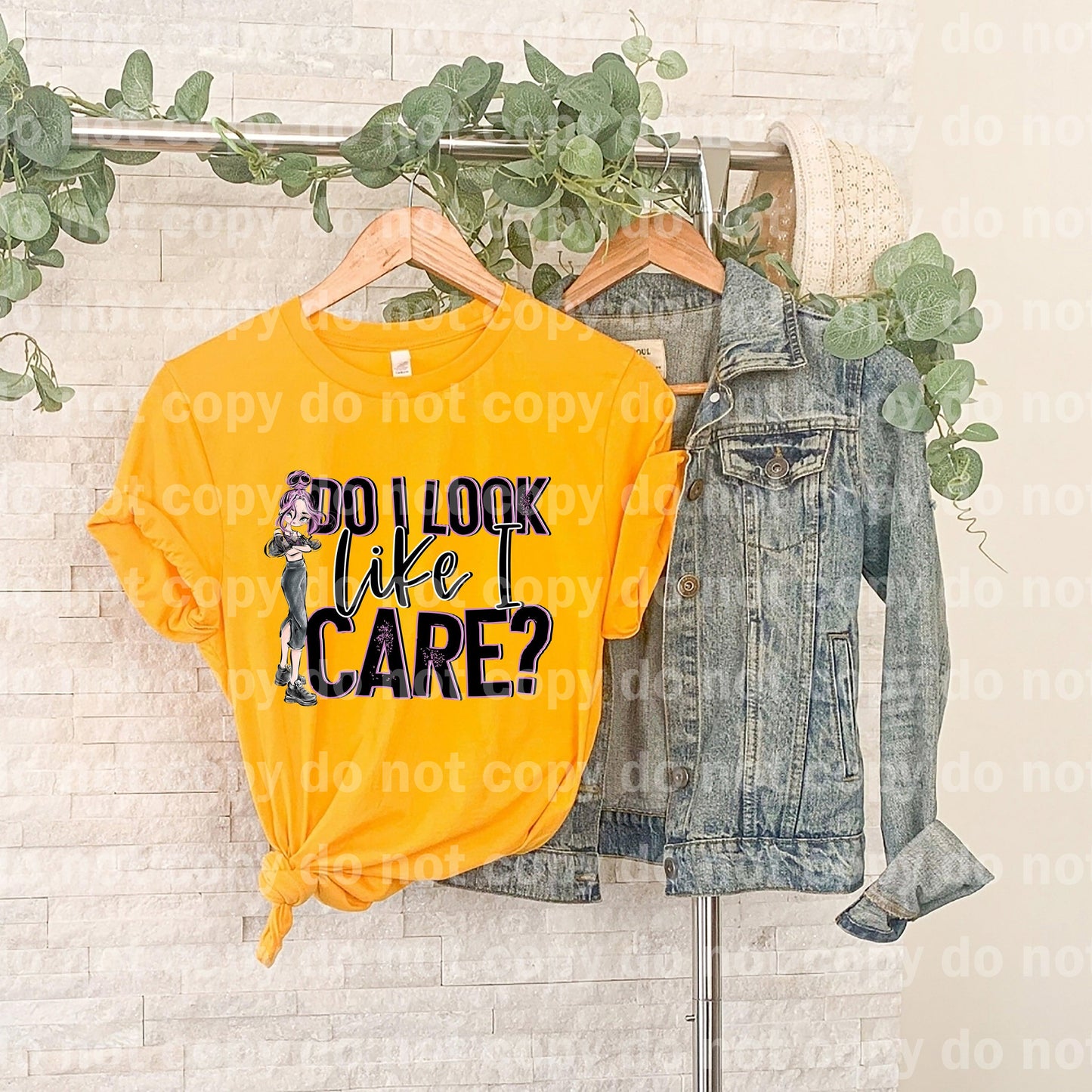 Do I Look Like I Care? Dream Print or Sublimation Print