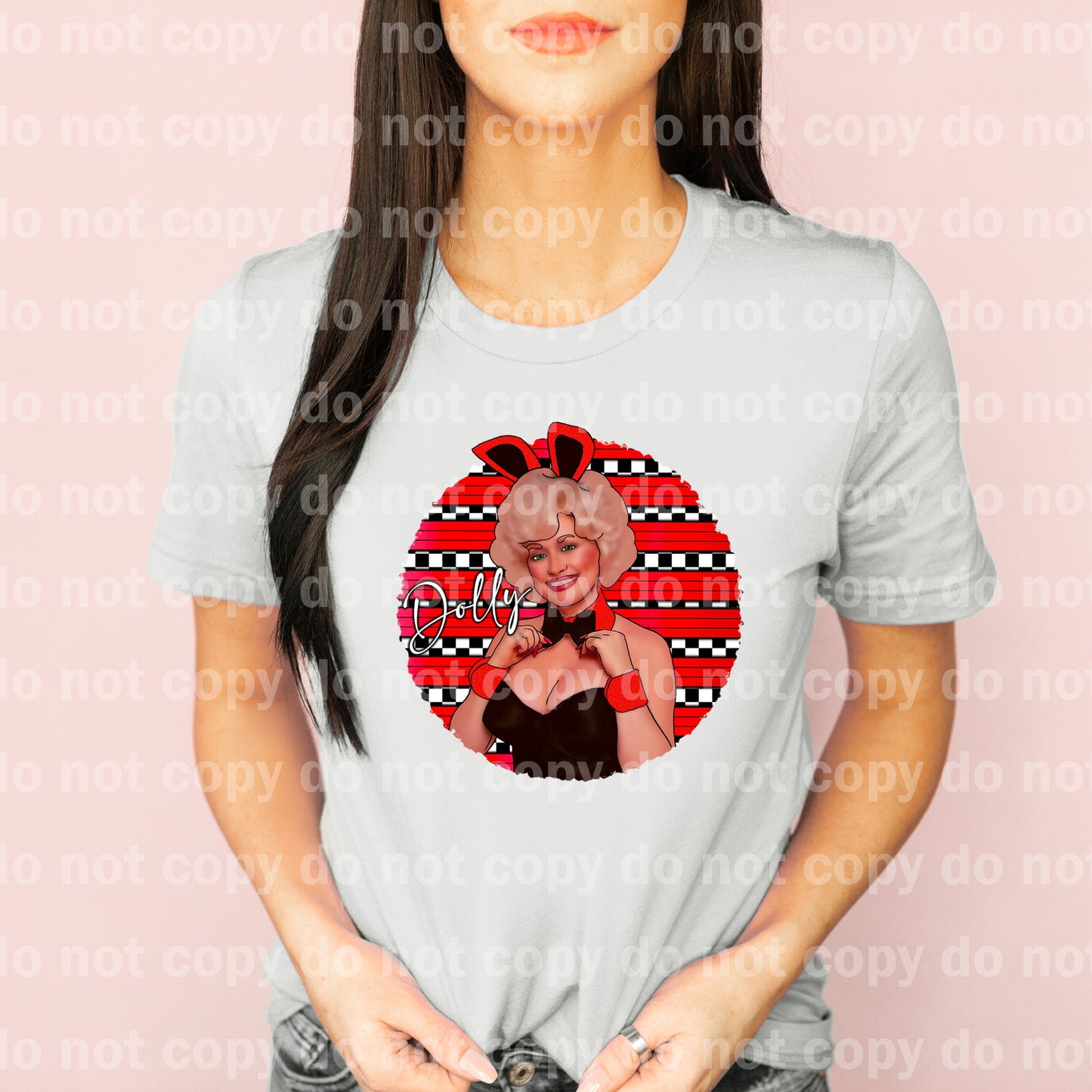 Dolly Checkered Stripes Dream Print or Sublimation Print