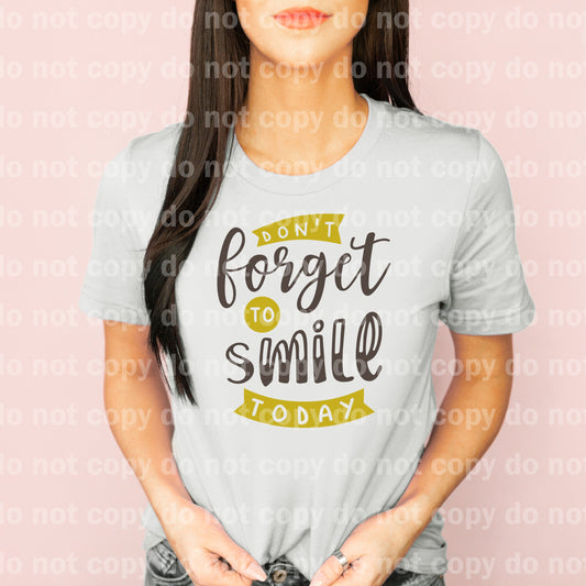 Don't Forget To Smile Today Dream Print or Sublimation Print